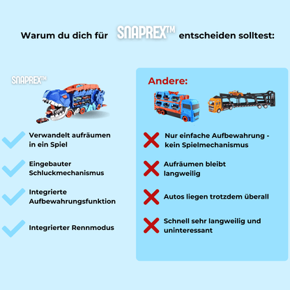 SnapRex - Der Dino, der Aufräumen zum Spiel macht - Zondae